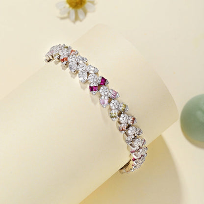 [Okajuri Jewelry]Dainty Exquisite Flower Shape Daily Bracelet