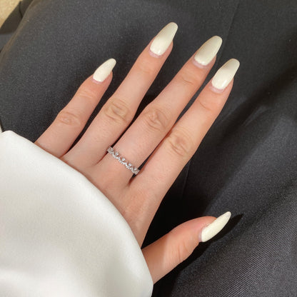 [Okajuri Jewelry]Elegant Resplendent Round Shape Party Ring