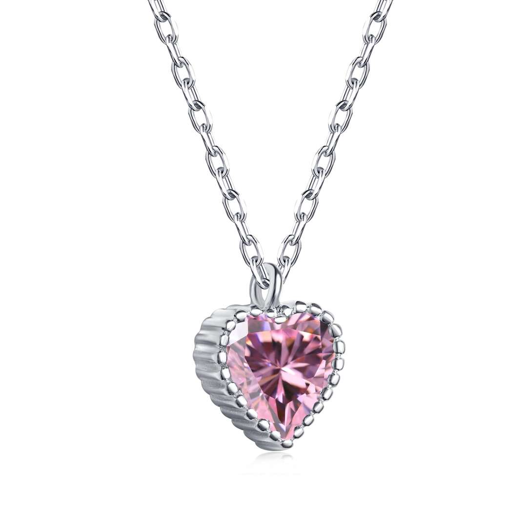 [Okajuri Jewelry]Ornate Heart Shape Necklace