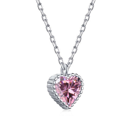 [Okajuri Jewelry]Ornate Heart Shape Necklace