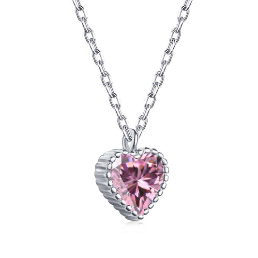 [Okajuri Jewelry]Ornate Heart Shape Necklace