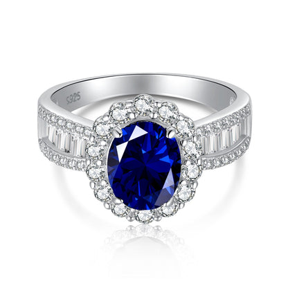 [Okajuri Jewelry]1.5 Carat Dazzling Charming Oval Cut Banquet Ring