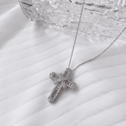 [Okajuri Jewelry]Gypsophila With Dimonds Necklace