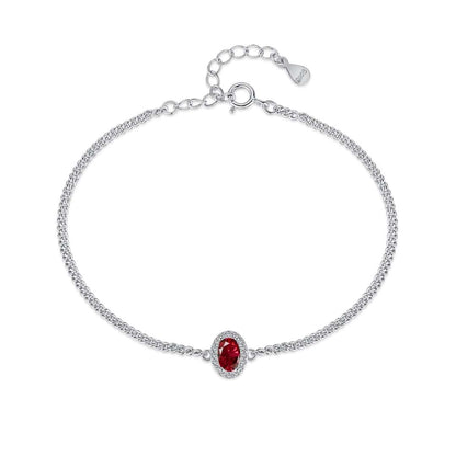 [Okajuri Jewelry]Exquisite Oval Shape Bracelet