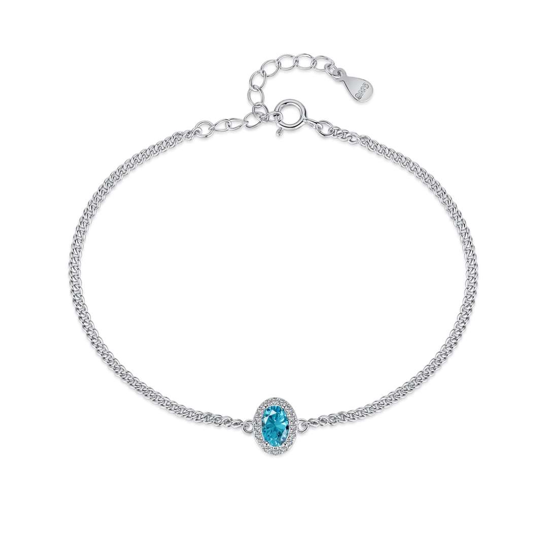 [Okajuri Jewelry]Exquisite Oval Shape Bracelet