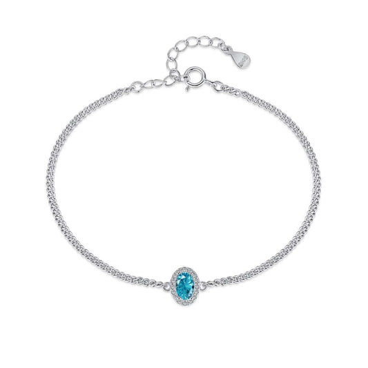 [Okajuri Jewelry]Exquisite Oval Shape Bracelet