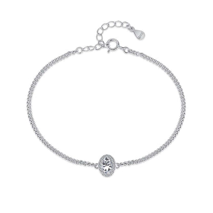 [Okajuri Jewelry]Exquisite Oval Shape Bracelet