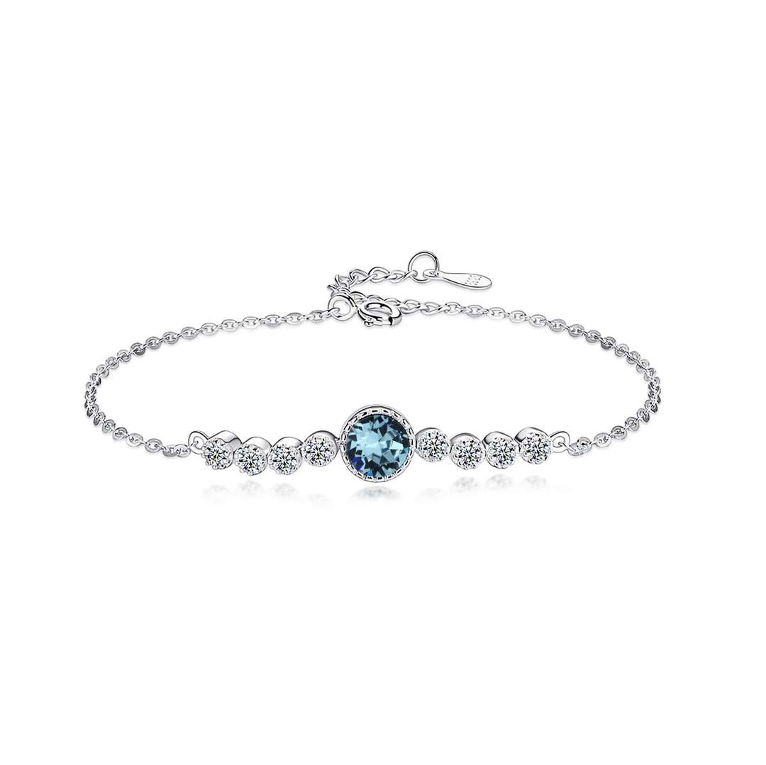 [Okajuri Jewelry]Luxurious Heart Of The Ocean Bracelet