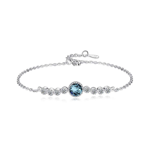 [Okajuri Jewelry]Luxurious Heart Of The Ocean Bracelet