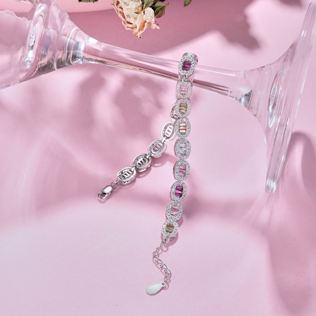 [Okajuri Jewelry]Exquisite Ornate Emerald Cut Daily Bracelet