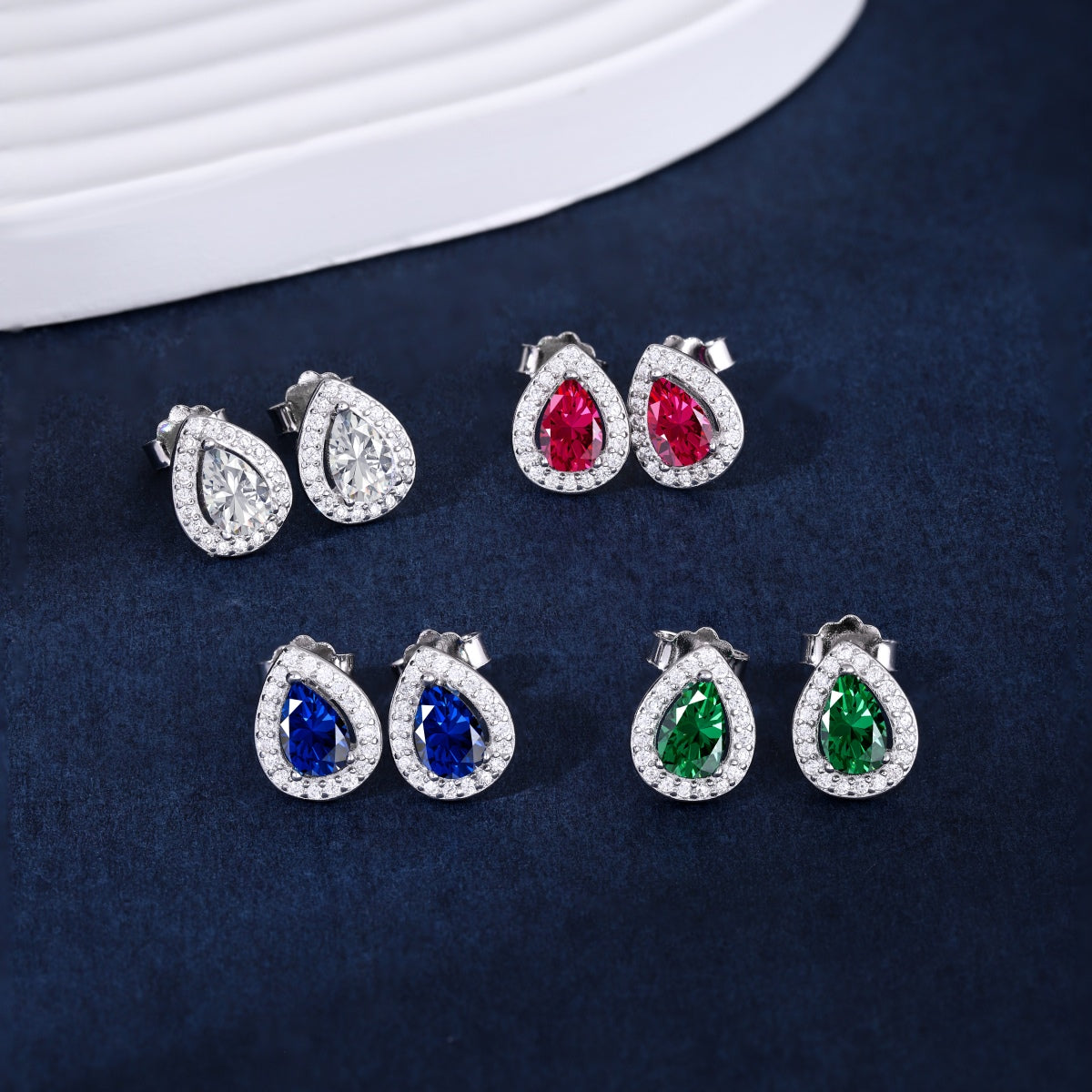 [Okajuri Jewelry]Luxurious Water Drop Shape Earrings