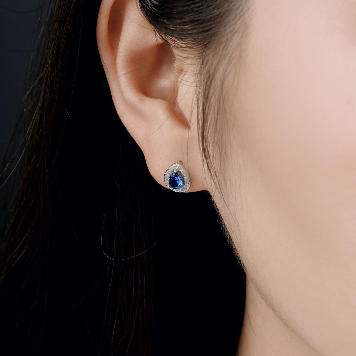 [Okajuri Jewelry]Luxurious Water Drop Shape Earrings
