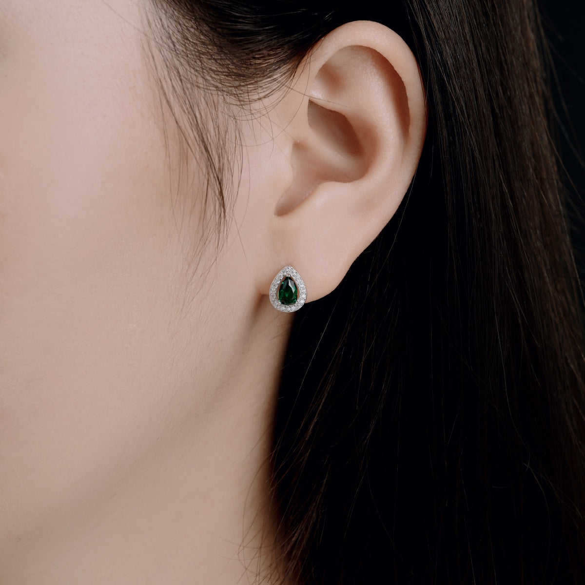 [Okajuri Jewelry]Luxurious Water Drop Shape Earrings