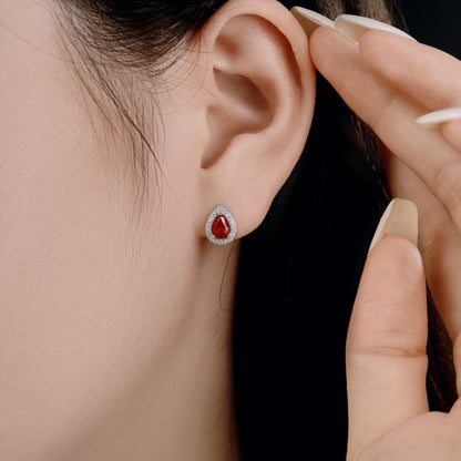 [Okajuri Jewelry]Luxurious Water Drop Shape Earrings