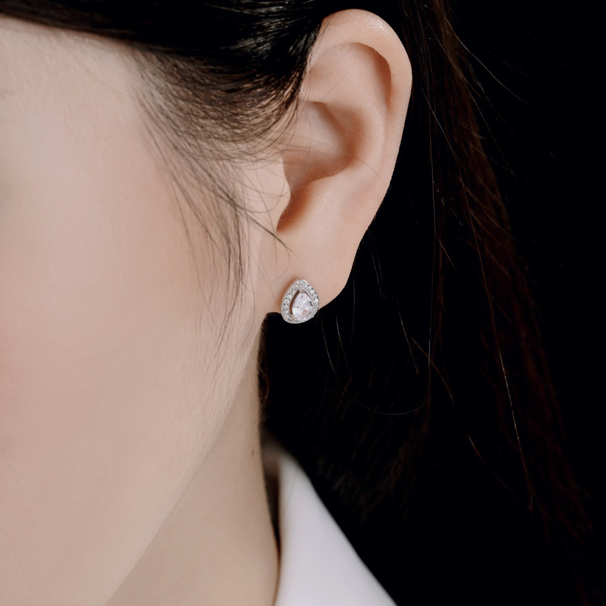 [Okajuri Jewelry]Luxurious Water Drop Shape Earrings