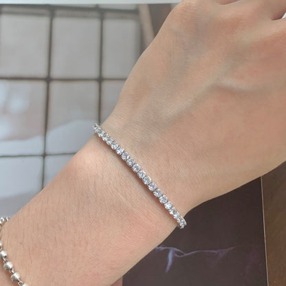 [Okajuri Jewelry]Sparkling Round Cut Daily Bracelet