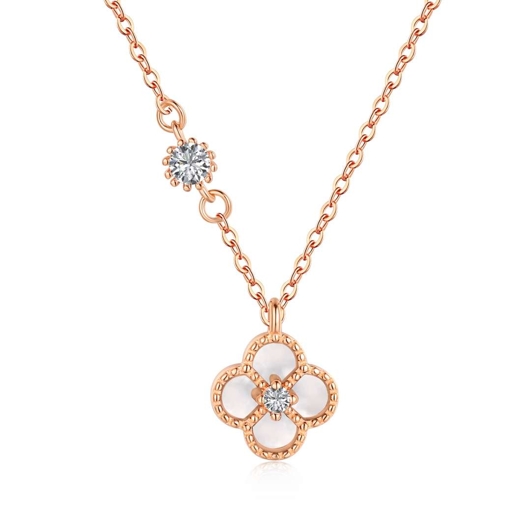 [Okajuri Jewelry]Delicate Flower Shape Necklace