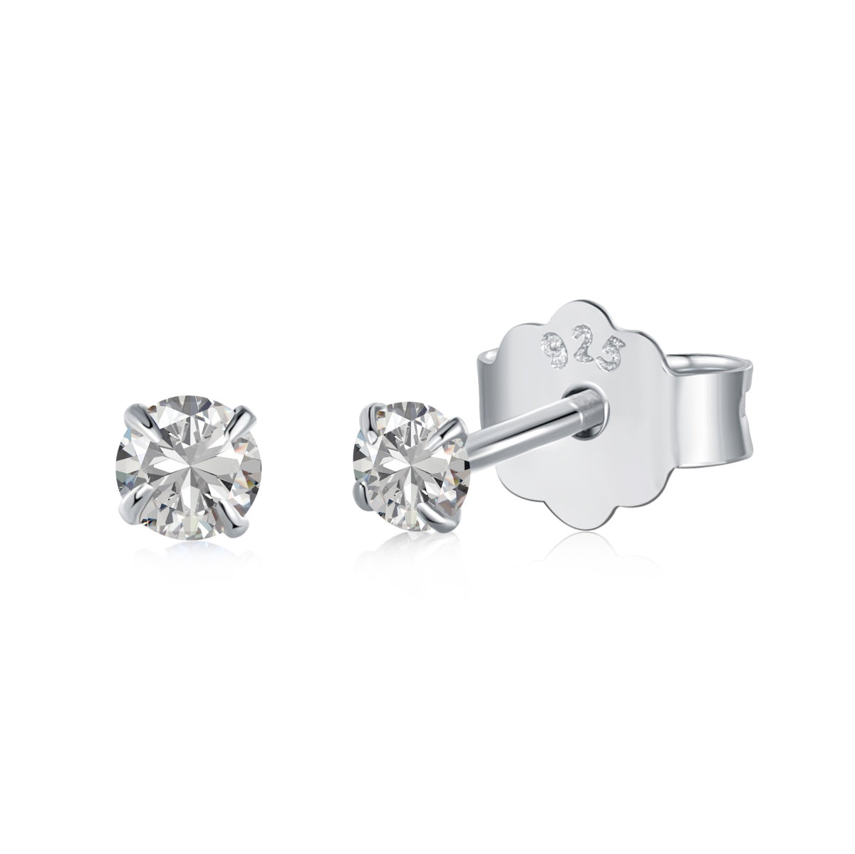 [Okajuri Jewelry]Delicate Solitaire Earrings