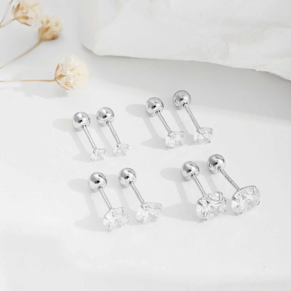 [Okajuri Jewelry]Unique U-Shaped Ear Bone Earrings