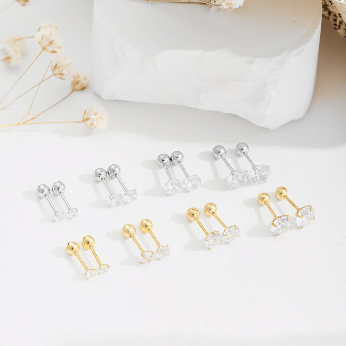 [Okajuri Jewelry]Unique U-Shaped Ear Bone Earrings