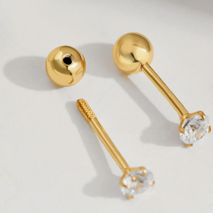 [Okajuri Jewelry]Unique U-Shaped Ear Bone Earrings