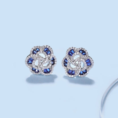 [Okajuri Jewelry]Exquisite Flower Shape Daily Earrings