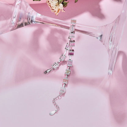 [Okajuri Jewelry]Dainty Charming Emerald Cut Daily Bracelet