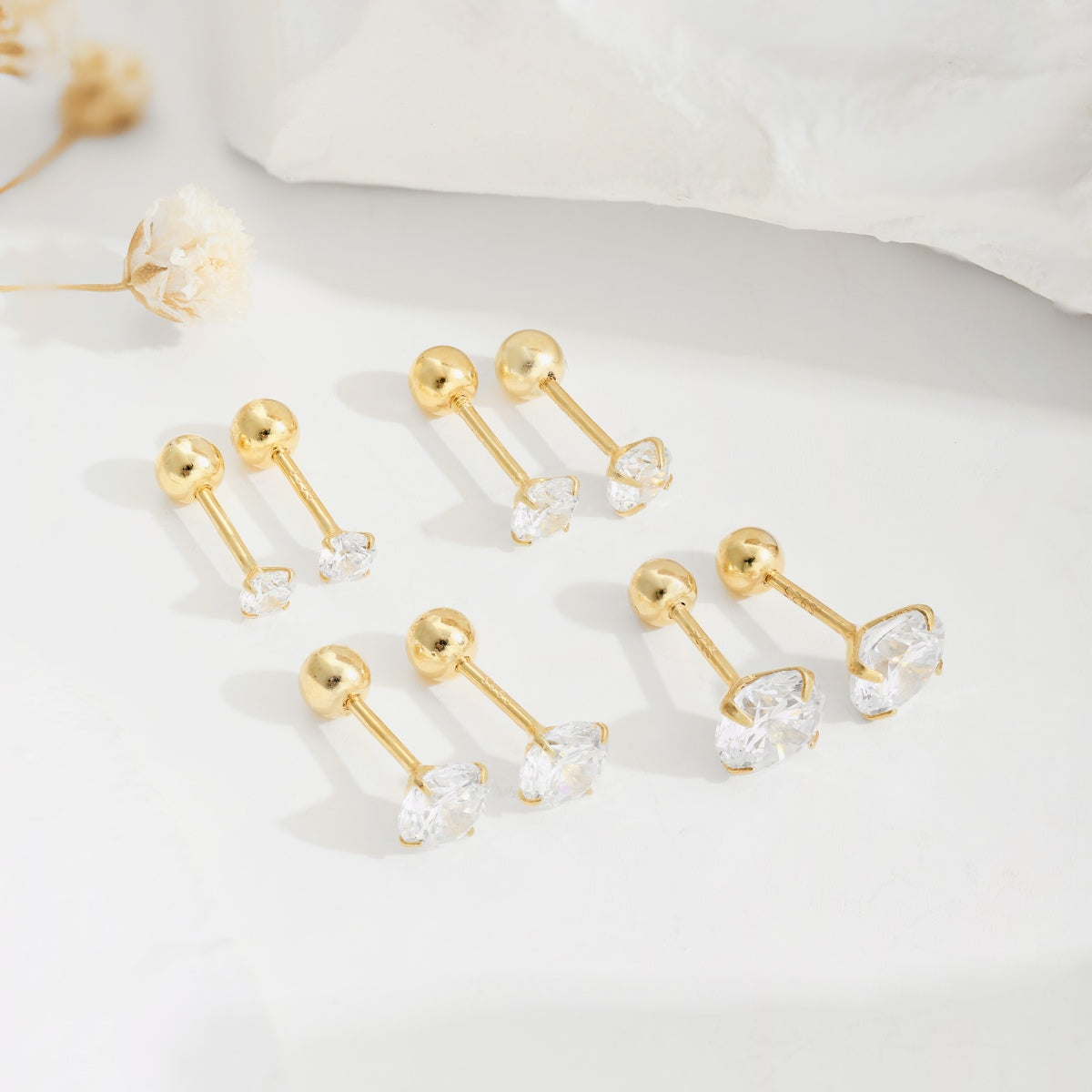 [Okajuri Jewelry]Unique U-Shaped Ear Bone Earrings