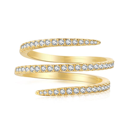 [Okajuri Jewelry]Unique Vibrant Entangle Daily Ring