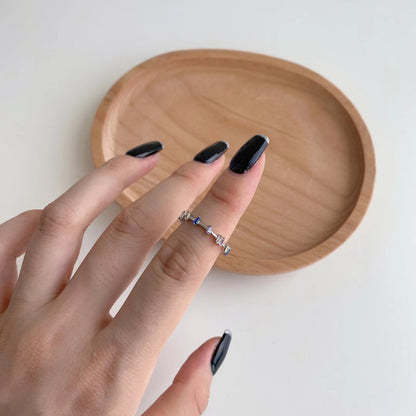 [Okajuri Jewelry]Unique Trapezoid Cut Daily Ring