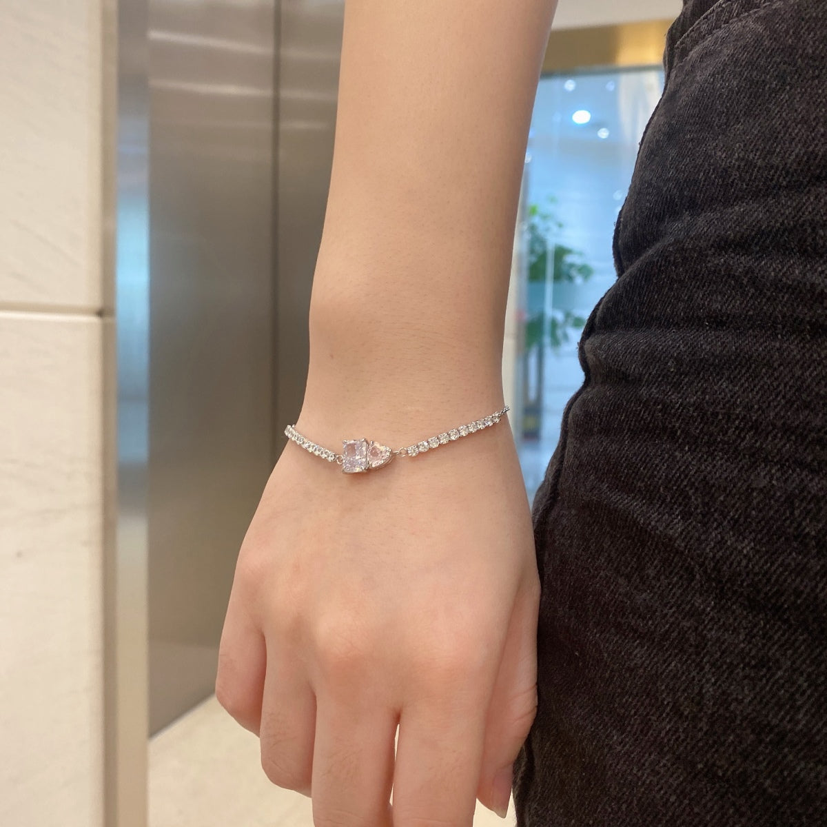 [Okajuri Jewelry]Dazzling Unique Multi Shape Lover Bracelet