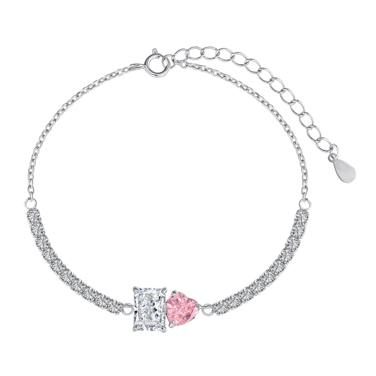 [Okajuri Jewelry]Dazzling Unique Multi Shape Lover Bracelet