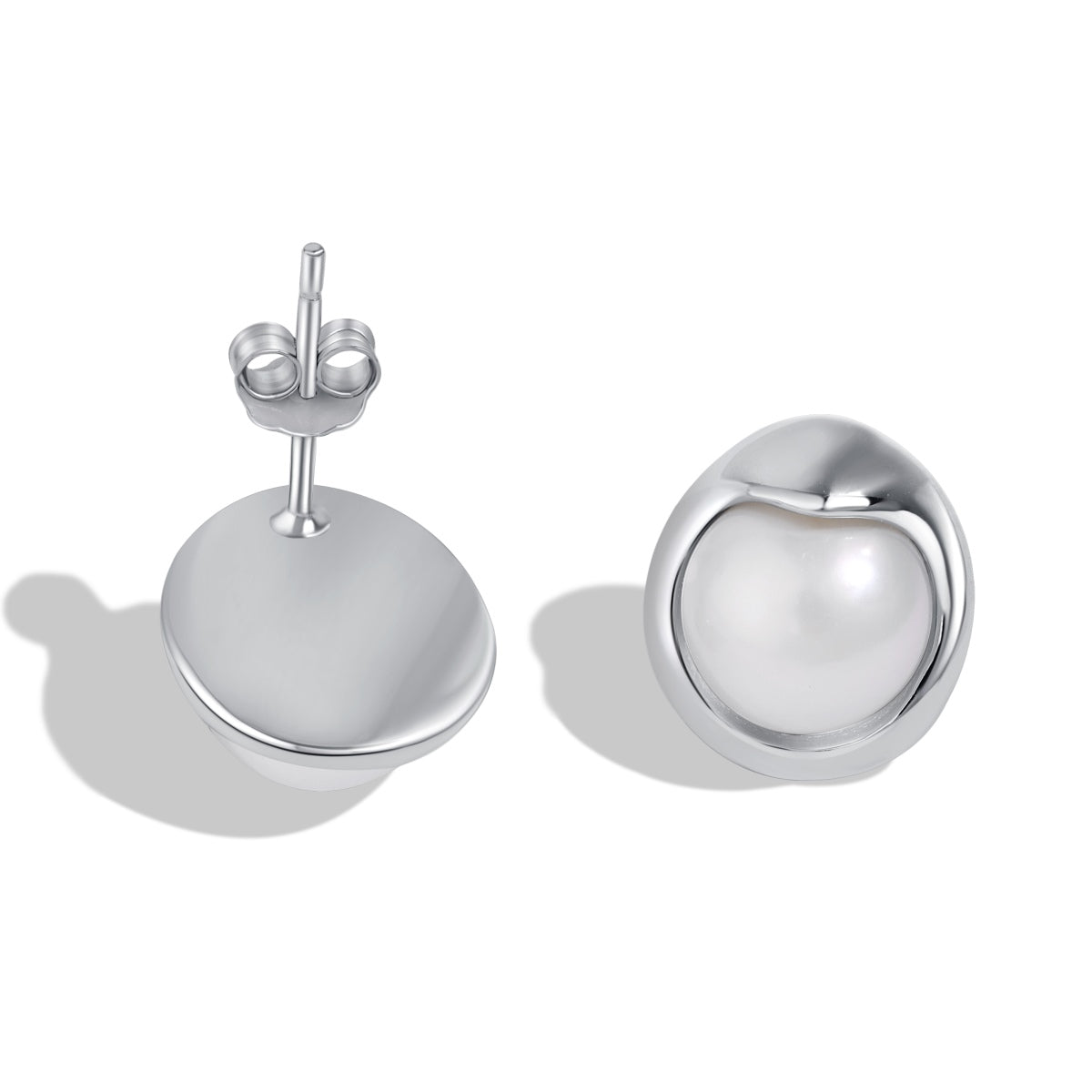 [Okajuri Jewelry]Dainty Bread Pearl Earrings