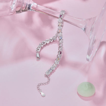 [Okajuri Jewelry]Dazzling Radiant Multi Cut Daily Bracelet