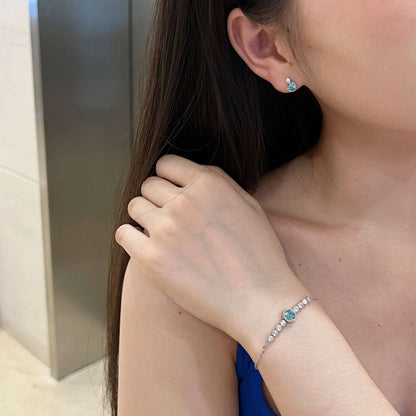 [Okajuri Jewelry]Luxurious Heart Of The Ocean Bracelet