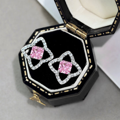 [Okajuri Jewelry]Elegant Star Shape Princess Cut Daily Earrings