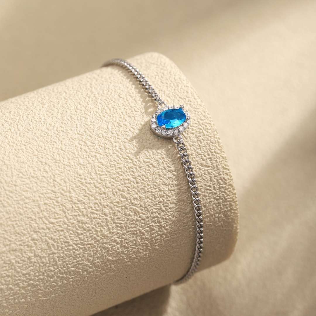 [Okajuri Jewelry]Exquisite Oval Shape Bracelet