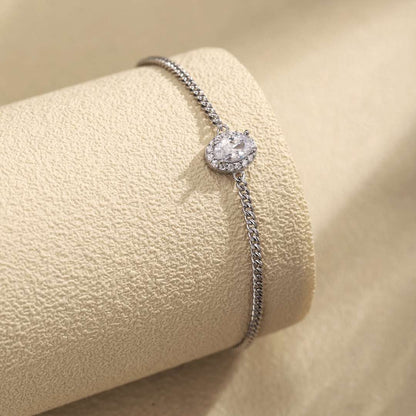 [Okajuri Jewelry]Exquisite Oval Shape Bracelet