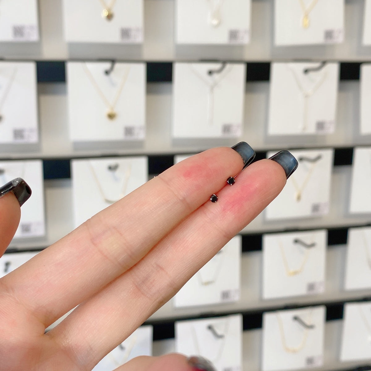 [Okajuri Jewelry]Delicate Solitaire Earrings