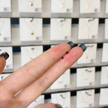 [Okajuri Jewelry]Delicate Solitaire Earrings