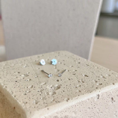 [Okajuri Jewelry]Delicate Solitaire Earrings