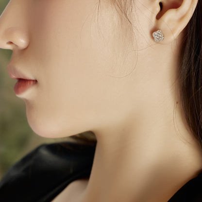 [Okajuri Jewelry]Four-Leaf Clover Flower Shaped Earrings