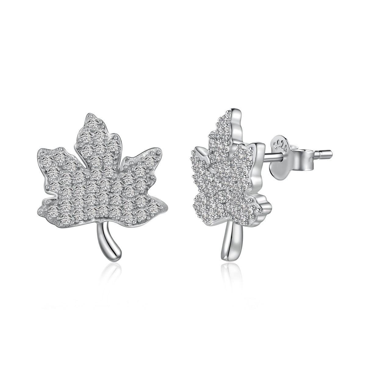 [Okajuri Jewelry]Exquisite Maple Leaf Design Earrings