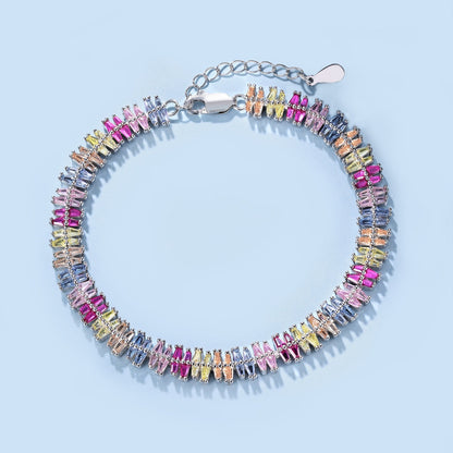 [Okajuri Jewelry]Sparkling Exquisite Multi Cut Party Bracelet