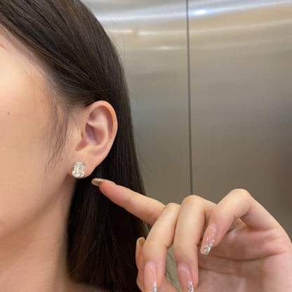 [Okajuri Jewelry]Dazzling Square Shape Earrings