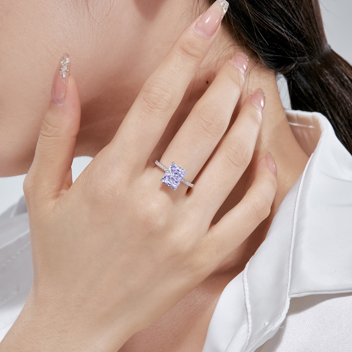 [Okajuri Jewelry]4.0 Carat Luxurious Engagement Ring