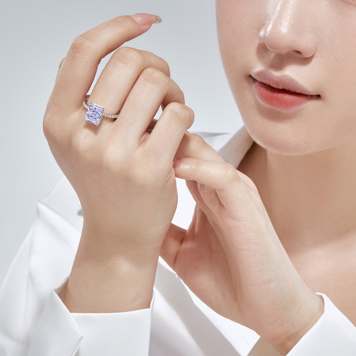 [Okajuri Jewelry]4.0 Carat Luxurious Engagement Ring