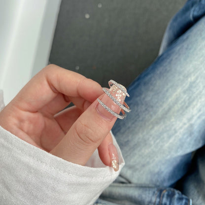 [Okajuri Jewelry]Unique Vibrant Entangle Daily Ring