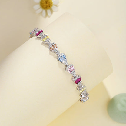 [Okajuri Jewelry]Radiant Water Drop Shape Daily Bracelet