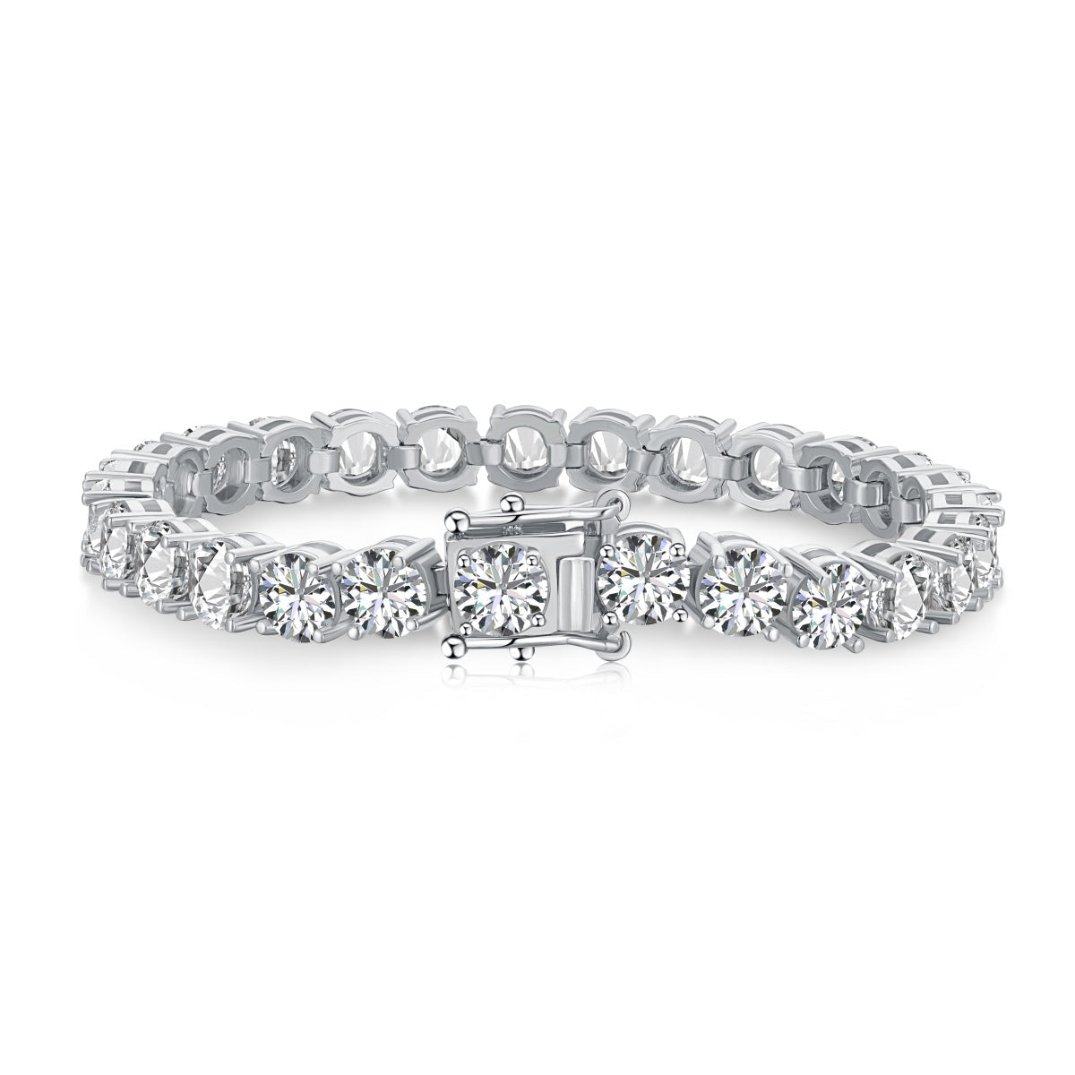 [Okajuri Jewelry]0.75 Carat Dazzling Round Cut Wedding Bracelet